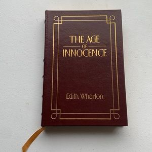 The Age of Innocence by Edith Wharton - Leather bound - interior design
